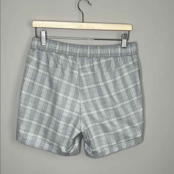 Topman Gray Plaid Drawstring Shorts - Picture 8 of 11